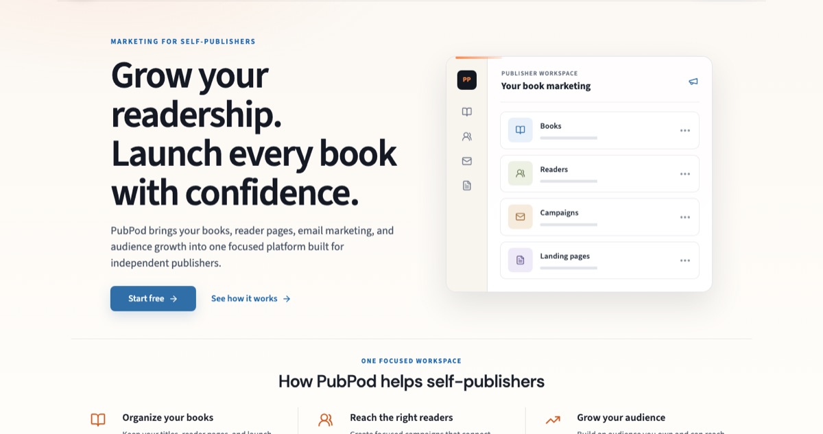 PubPod marketing site
